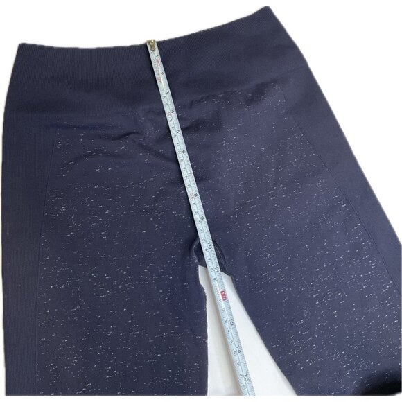 NEW Lululemon Free to Flow 7/8 Tight Leggings Fleck Midnight Navy White 12 - Picture 6 of 9